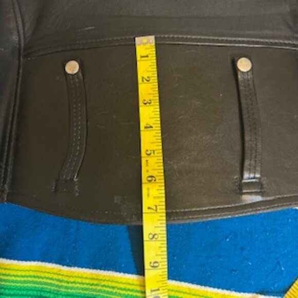 Rare 1970s Harley Davidson Leather Jacket with Spleen Guard/Belt SZ. 40 - Picture 12 of 16